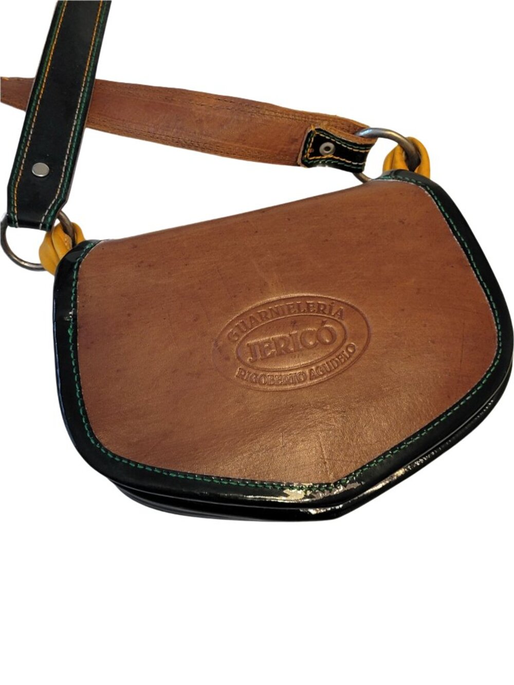 Guarnieleria Jericó Columbian Carriel Paisa Traditional Cowhide Crossbody Bag - Picture 3 of 9